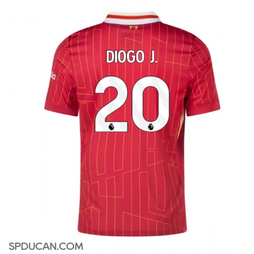 Muški Nogometni Dres Liverpool Diogo Jota #20 Domaci 2024-25 Kratak Rukav